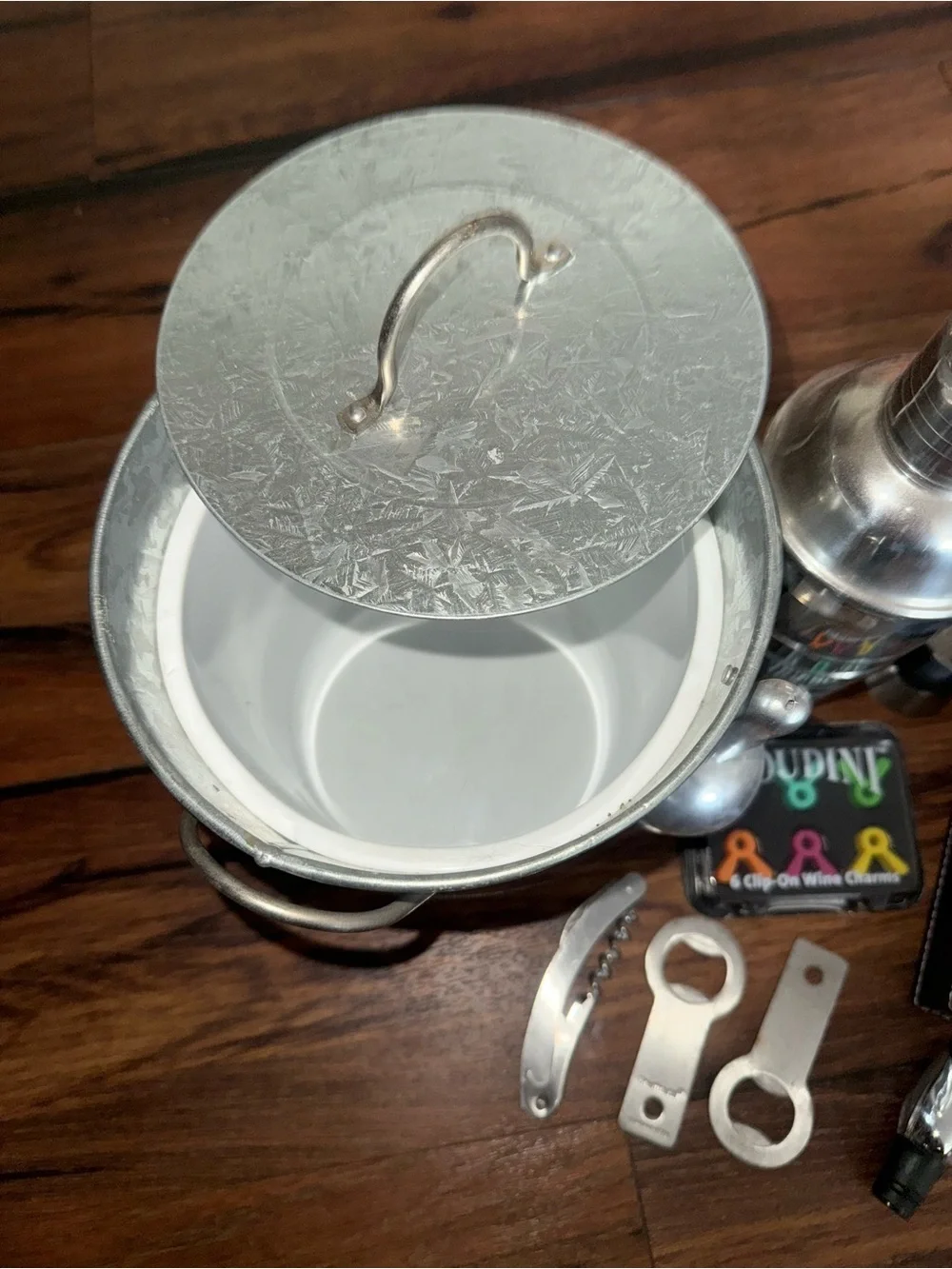 Stainless Steel Barware Set with Wine Accessories
